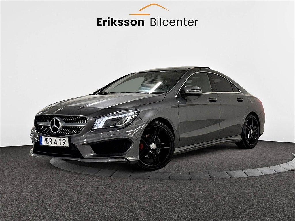 Mercedes-Benz CLA 200 156hk AMG Sport Pano/Navi/B-kam/Eu-6