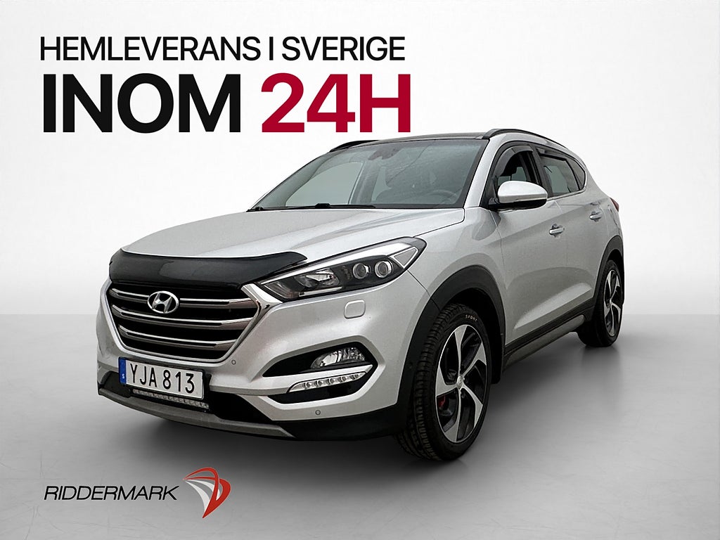 Hyundai Tucson 4WD 185hk Premium Pano LED-Ramp Kamera Drag