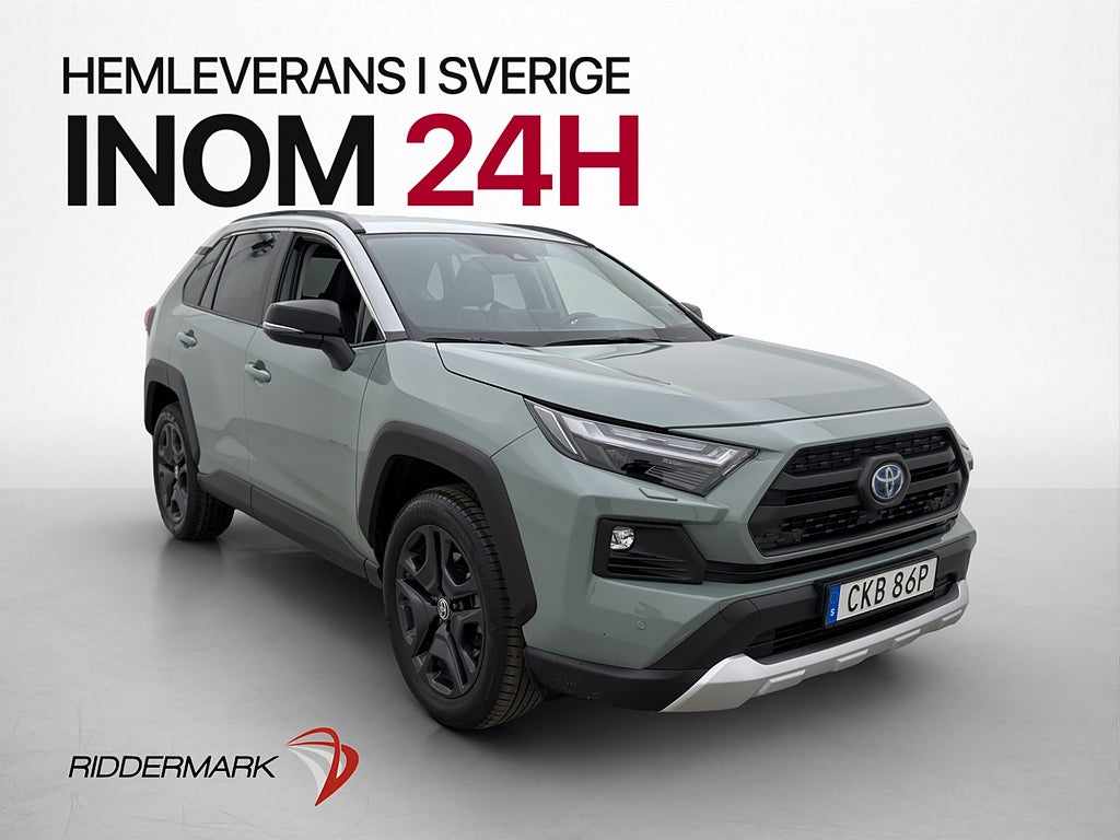 Toyota RAV4 Hybrid AWD 222hk Adventure JBL Kamera Skinn GPS