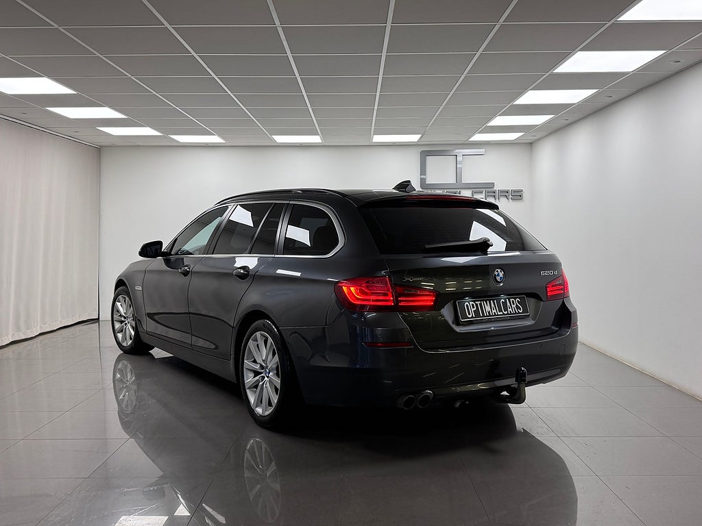BMW 520 D xDrive Touring Läder Drag Rattvärme PDC Svensksåld bild 13