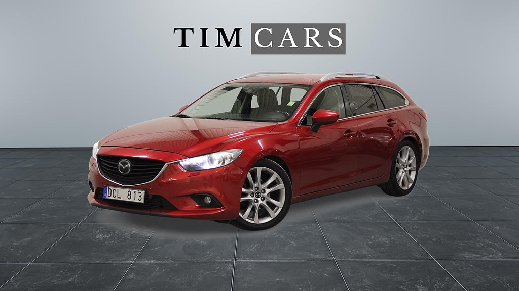 Mazda 6 Wagon 2.2 SKYACTIV-D Euro 6 Nybesiktigad 