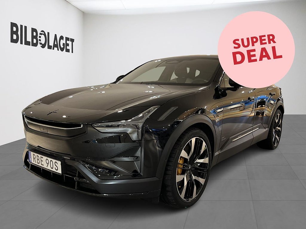 Polestar 3 Performance Plus Pilot Läder B&W Drag