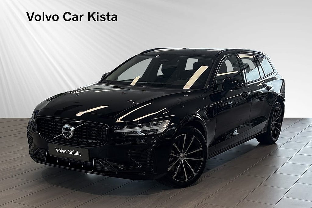 Volvo V60 T6 Plus Dark Nordic Edition Drag Läder H/K 360Kam
