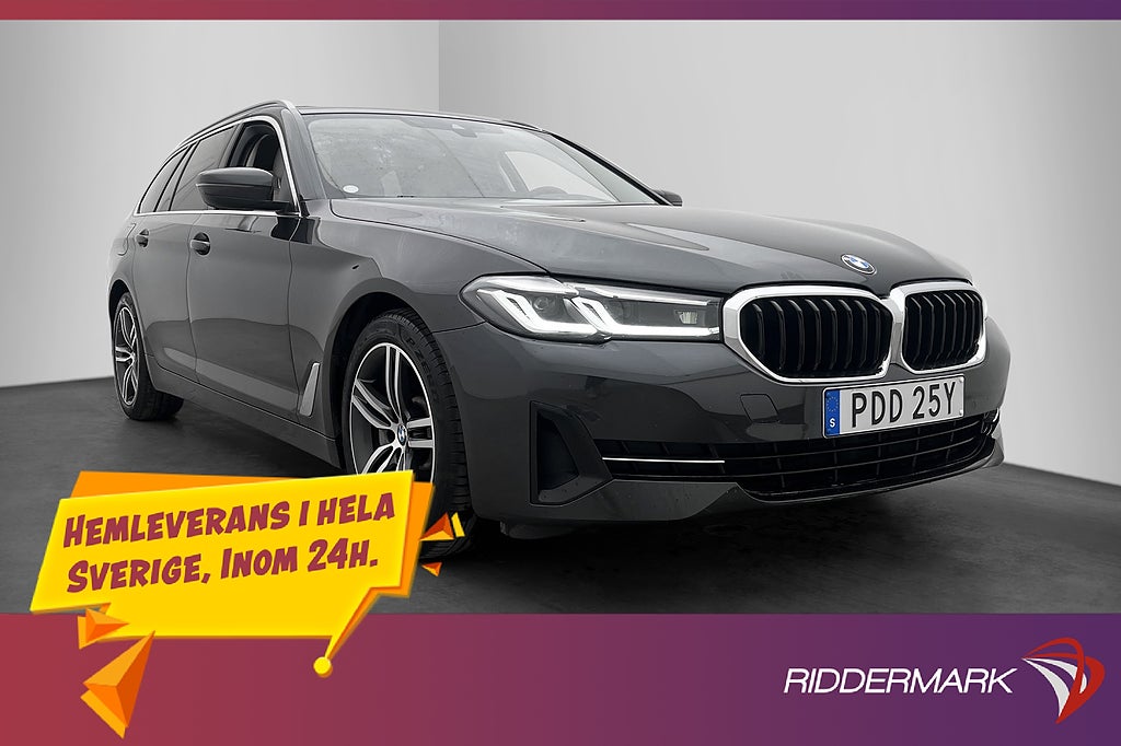 BMW 530e xDrive Touring 292hk HiFi Kamera Skinn CarPlay Drag