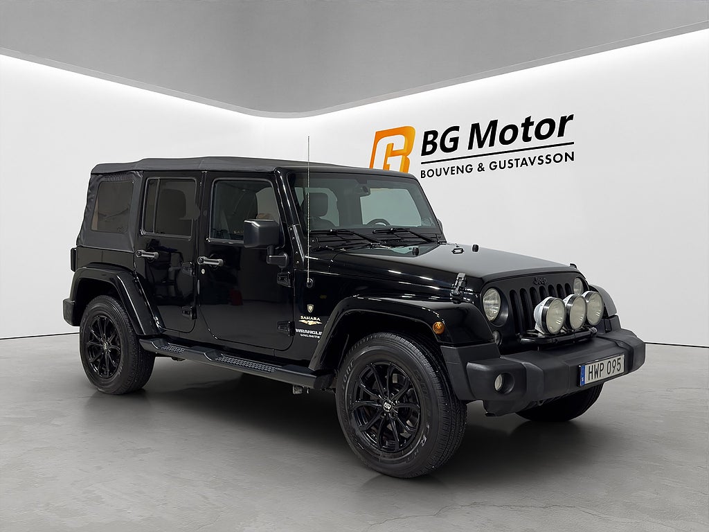 Jeep Wrangler Unlimited 3.6 V6 284HK 4WD Aut Drag/M-värmare/Hardtop