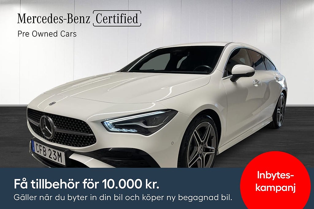 Mercedes-Benz CLA 200 AMG Line Premium/360/Dragkrok/V-Hju...