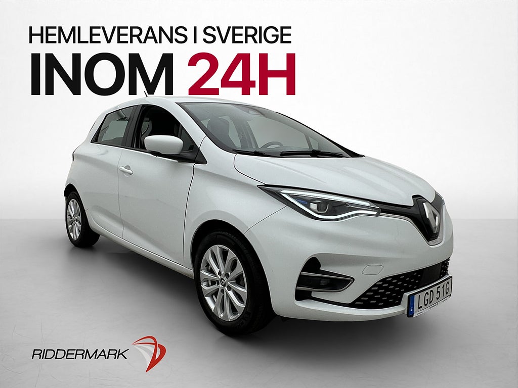 Renault Zoe R110 52 kWh 109hk FRIKÖPT BATTERI Kamera Navi