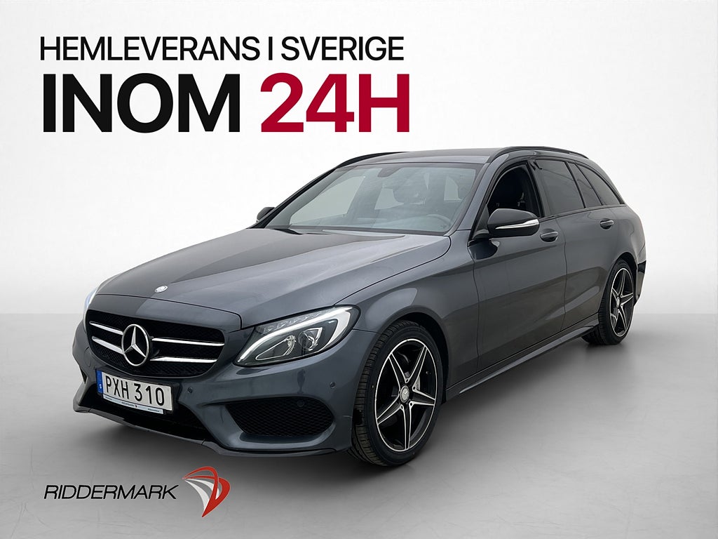 Mercedes-Benz C220 d AMG Night Package Skinn Drag 170hk