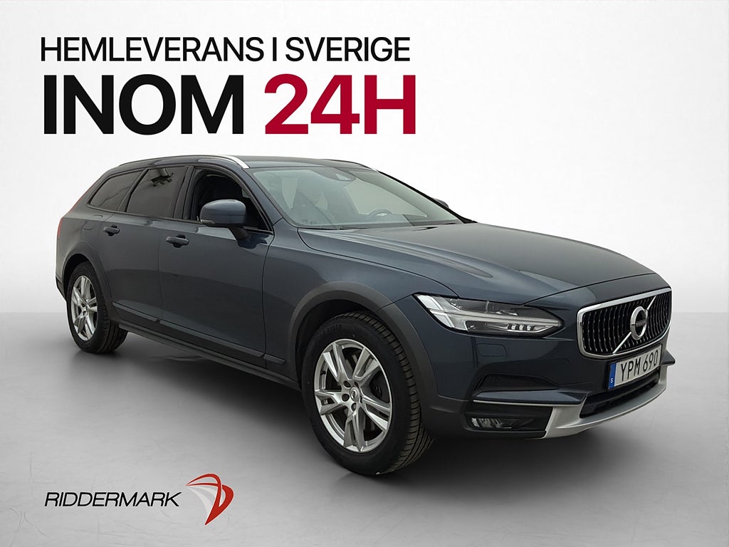 Volvo V90 Cross Country D4 190hk AWD Värmare Skinn Drag