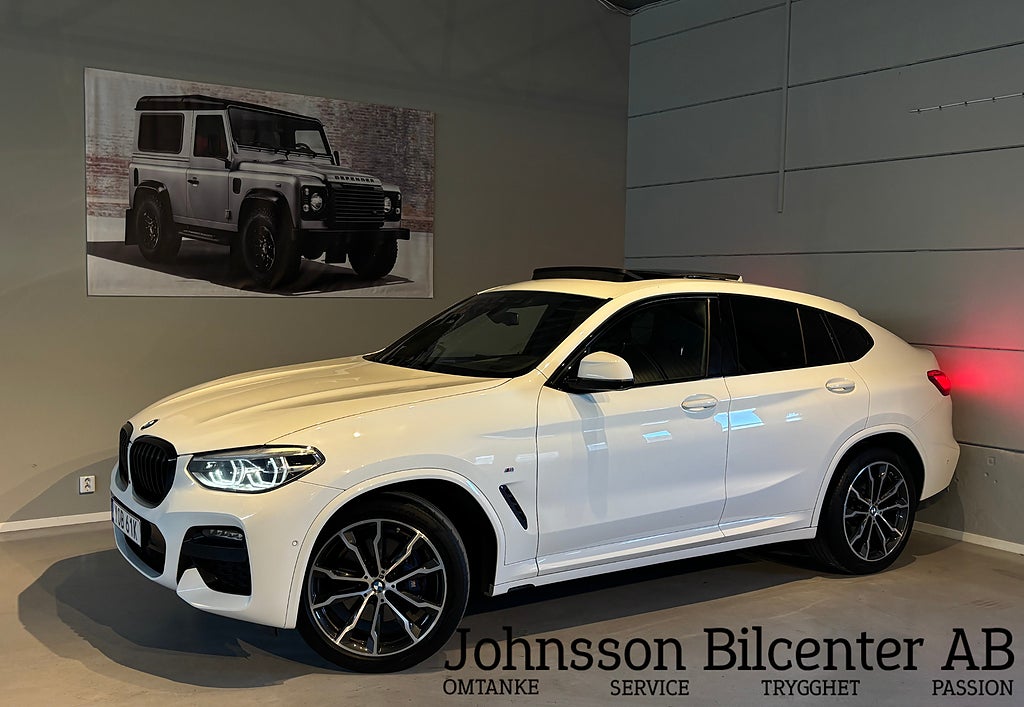 BMW X4 xDrive30d M Sport 1 ägare Ambient Pano Head-up H/K 