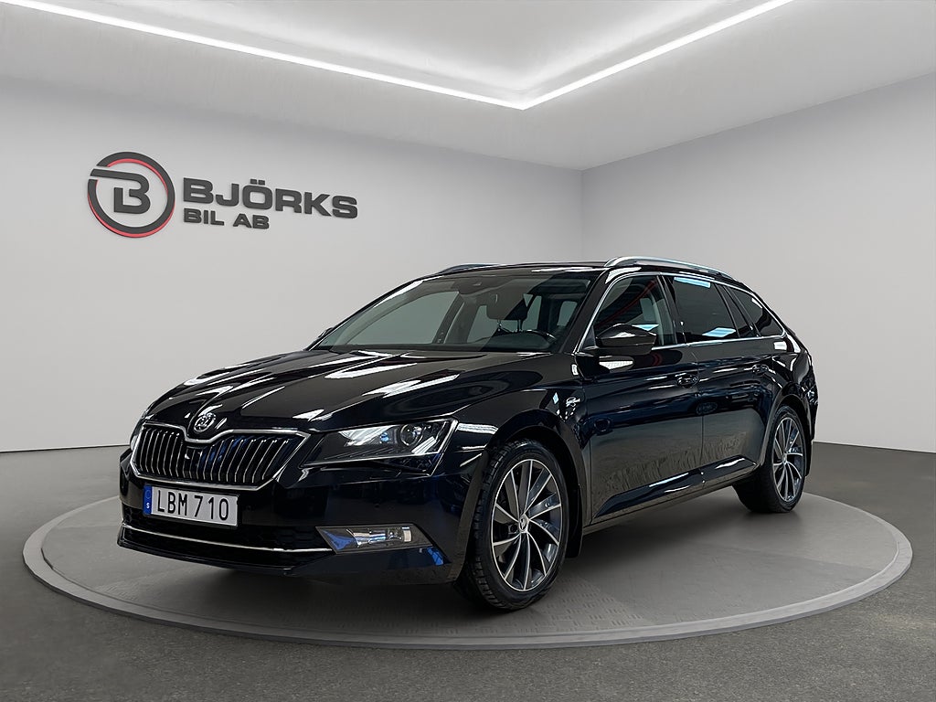 Skoda Superb Kombi 2.0 TDI 4x4 SCR L&K Drag Kamera Värmare 190hk Se Spec 