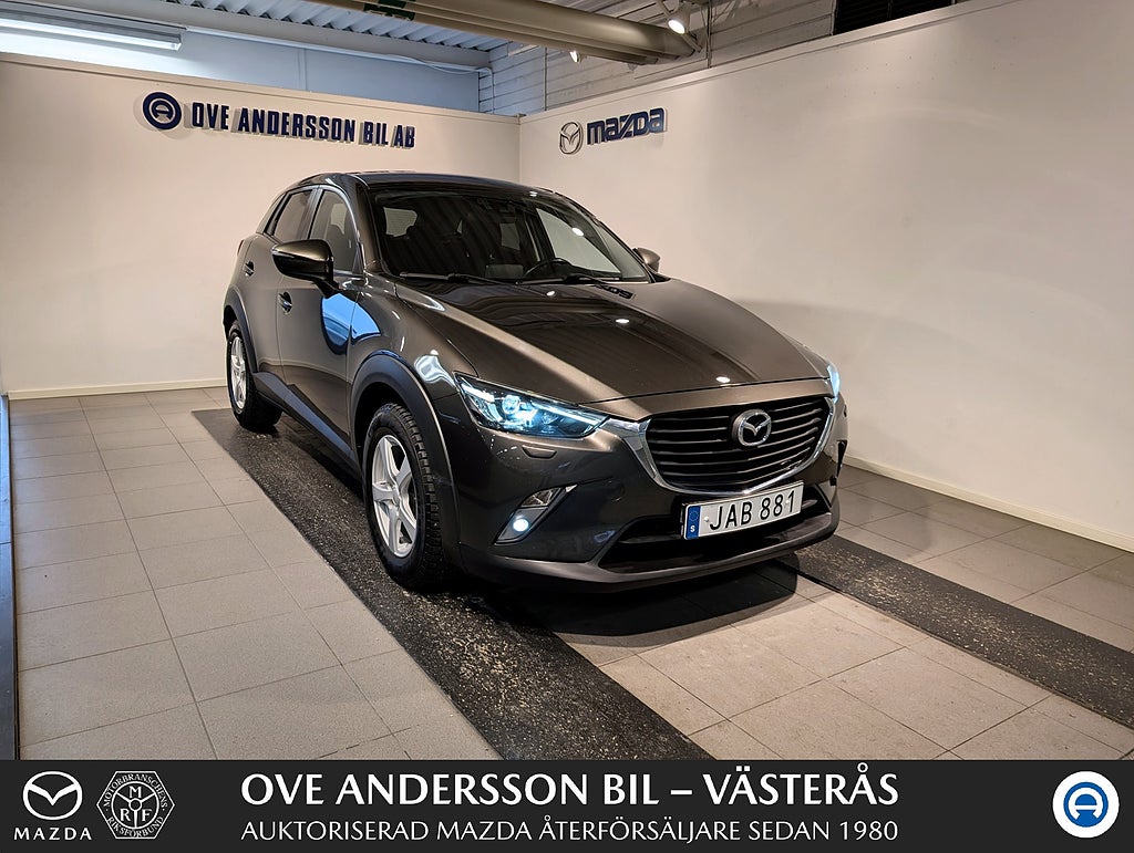 Mazda CX-3 2.0 Skyactiv-G Vision (120) Backkam|Dragkrok|M&K-värm
