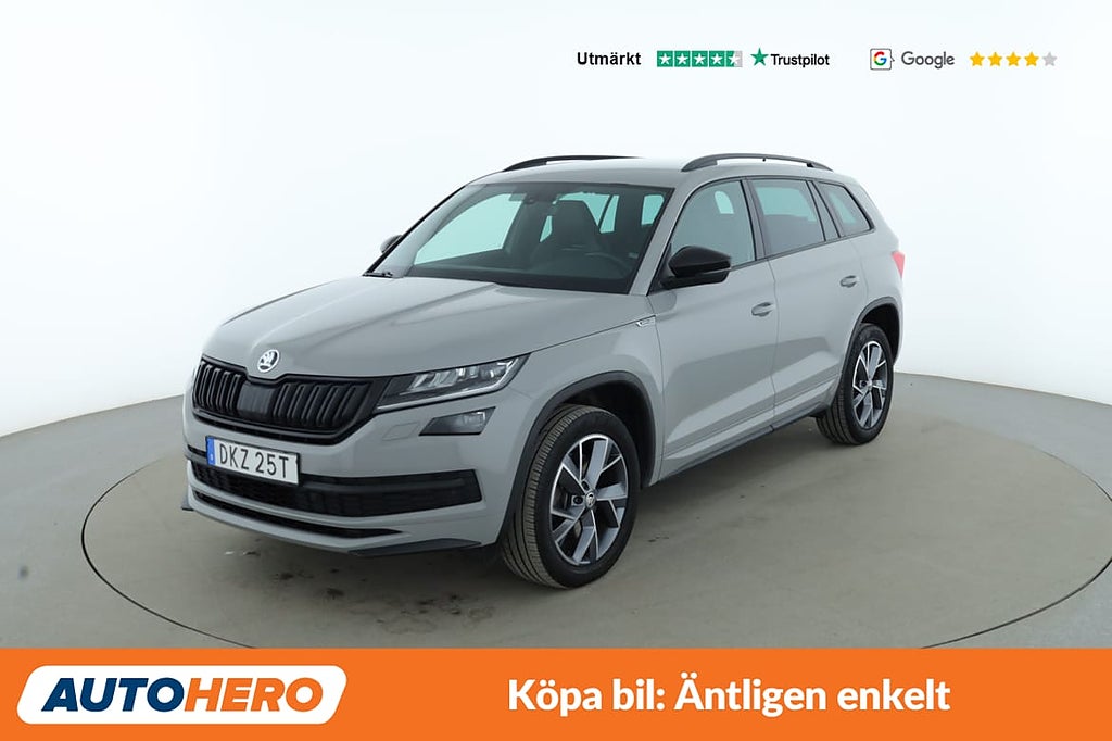 Skoda Kodiaq 2.0 TSI 4x4 DSG Sportline / Värmare, Drag, ACC