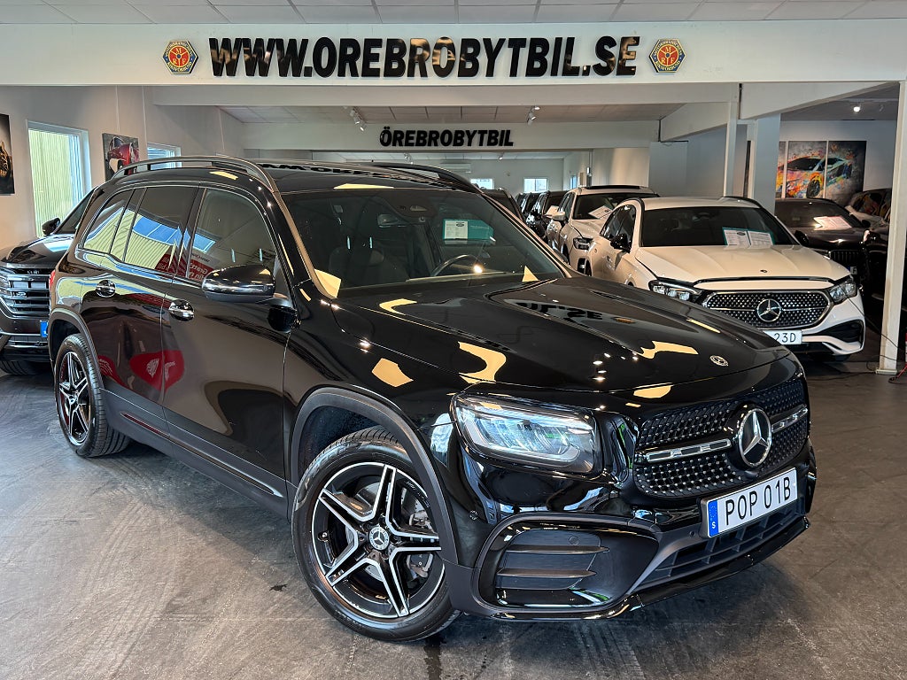 Mercedes-Benz GLB 250 4MATIC AMG Drag Pano 7-sits Adaptiv 