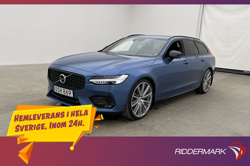 Volvo V90 D4 R-Design Värmare Drag H/K HUD 360° CarPlay BLIS