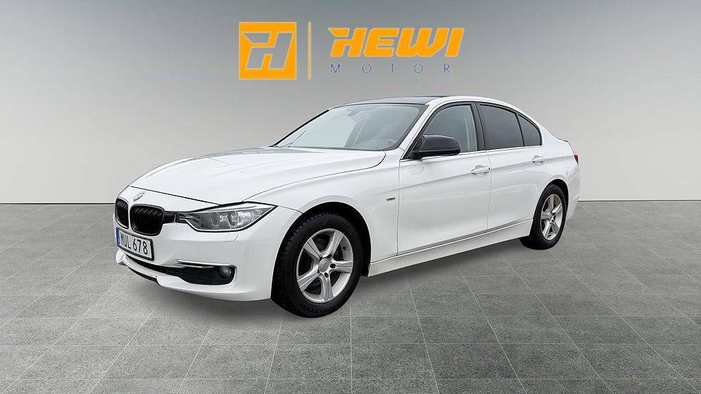 BMW 320 320d F30 Aut LuxuryLine|Nyserv|Nybes|Skinn|Rattvärm