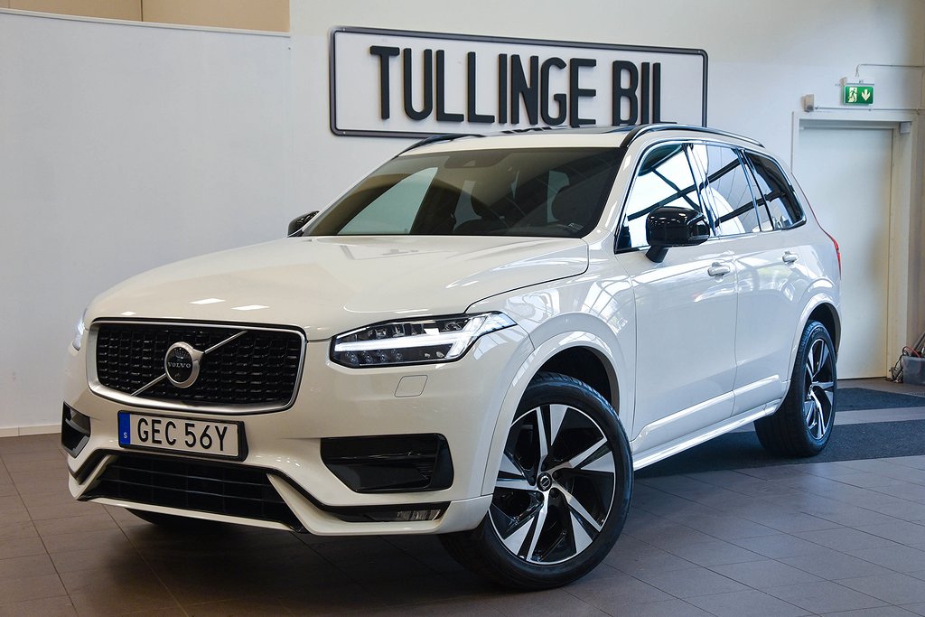 Volvo XC90 B5 AWD R-Design 235HK 7-Sits Pano H&K 360° VoC