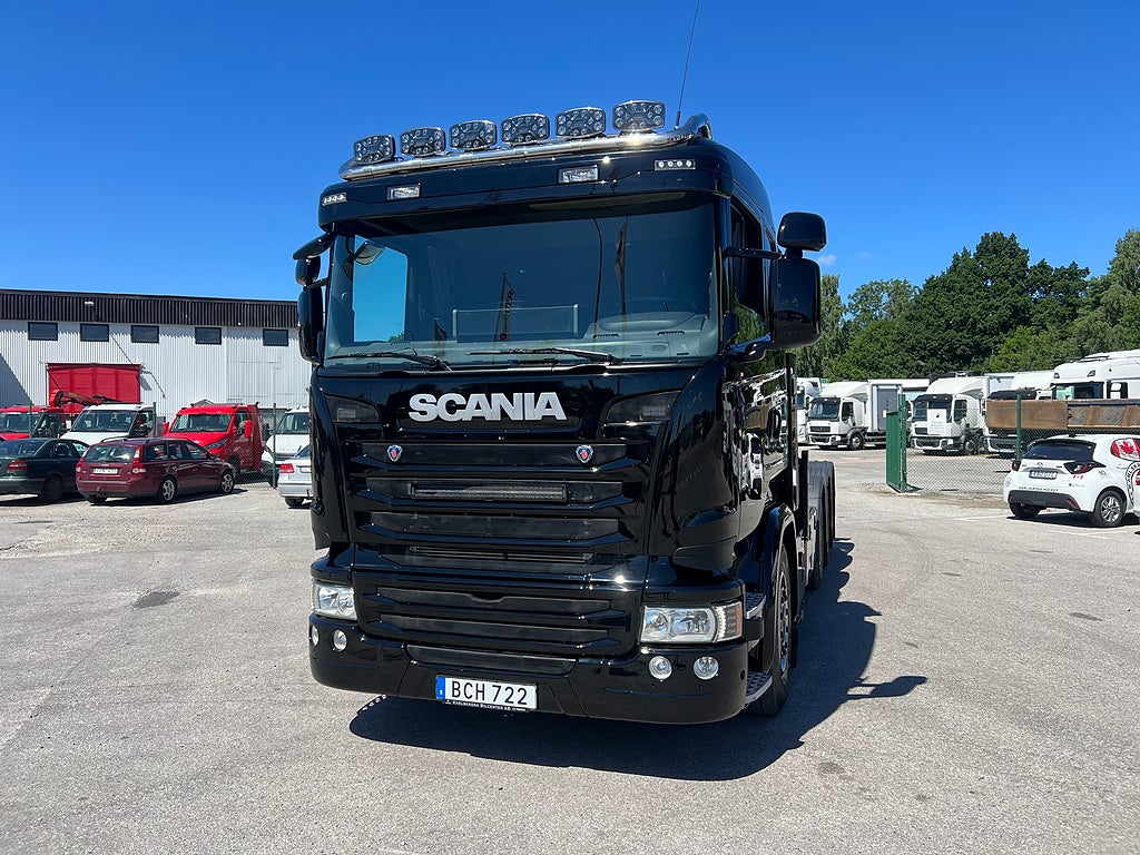 Scania R490 8x4*4 Tridem Kranväxlare, Palfinger 27002 Kran