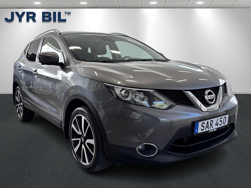 Nissan Qashqai 1.5 dCi DPF 110hk Euro 6 Tekna / Pano / Skinn / 360 kam