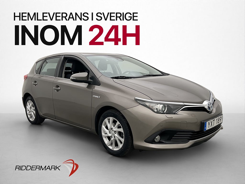 Toyota Auris Hybrid e-CVT 136hk Kamera Kupévärmare Sensorer