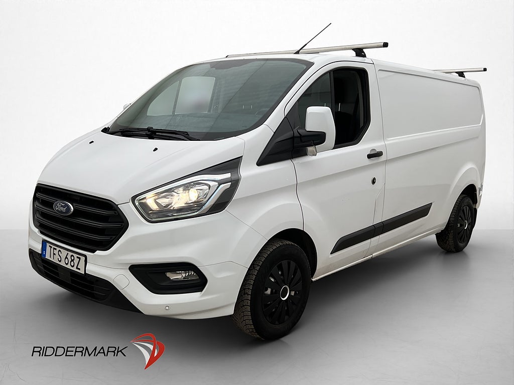 Ford transit-custom L2 170hk Värmare Dragkrok 3-Sit PDC Moms