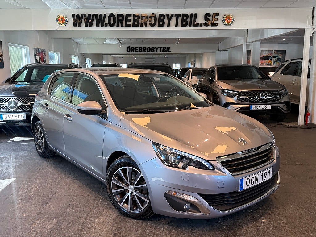 Peugeot 308 1.6 BlueHDi 120 8v EAT Allure Aut Gps Kamrem bytt  