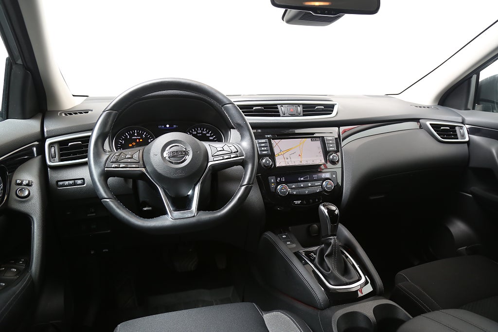 Nissan Qashqai 1,3 DIG-T 158hk Aut Navi 360°-kamera Dragkrok 2021