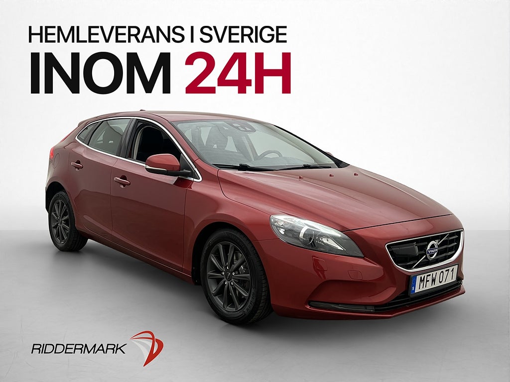 Volvo V40 D2 Momentum VOC Värmare BLIS Kamrem bytt