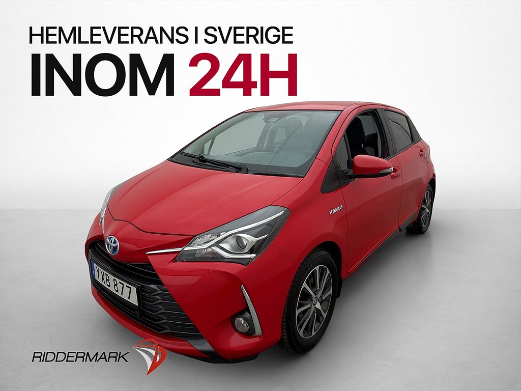 Toyota Yaris e-CVT 101hk Y20 M/K-Värmare Kamera Navi