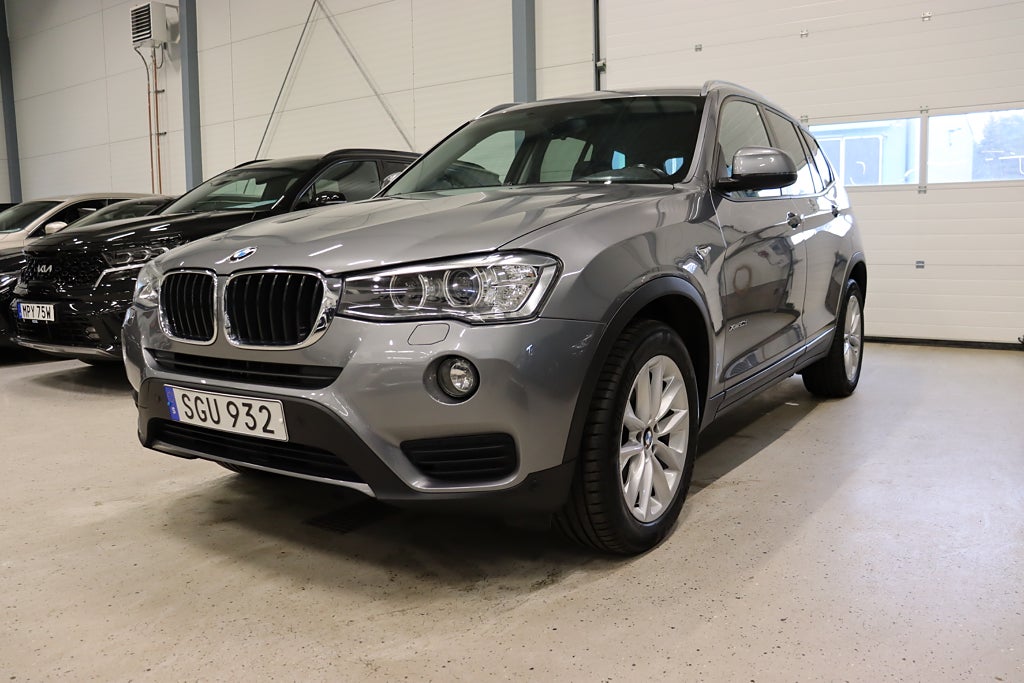 BMW X3 xDrive20d Drag B-Kamera Navi M-ratt Nyservad 190hk