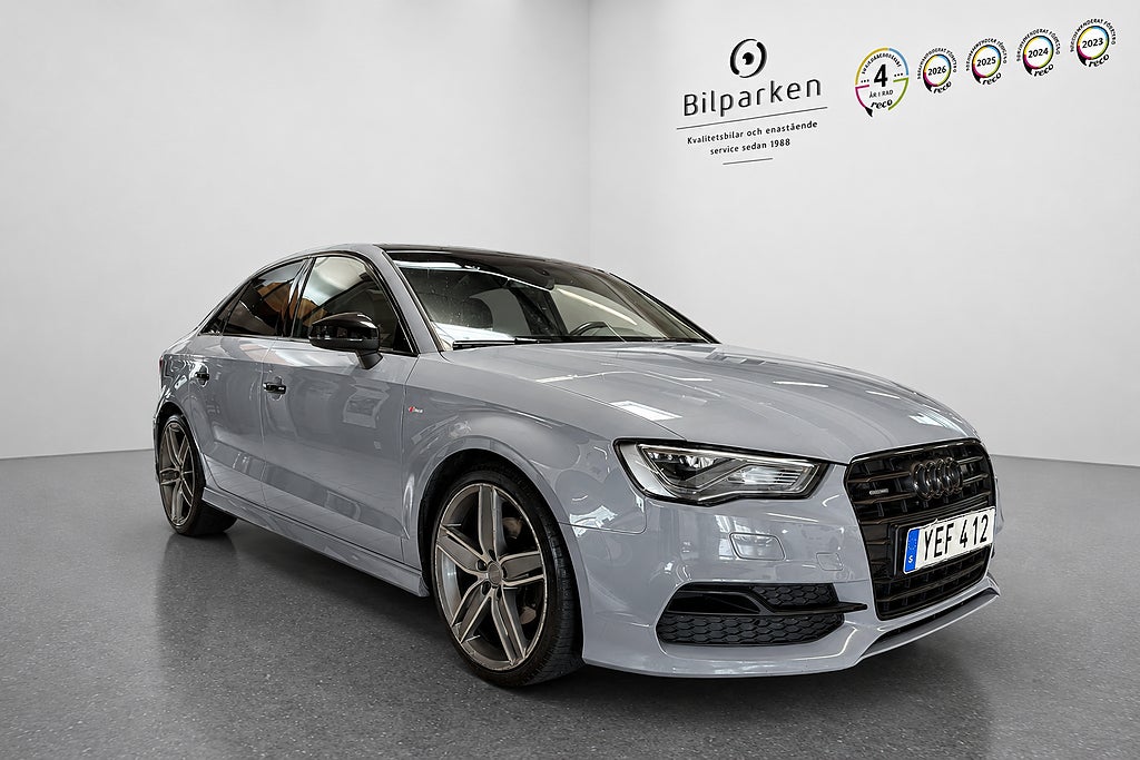 Audi A3 Sedan 2.0 TDI quattro Ambition S-Line Panorama | 184hk