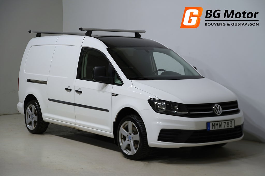 Volkswagen Caddy Maxi 2.0 TDI 102HK Drag/Värmare/Hel baklucka/Inredd/Moms