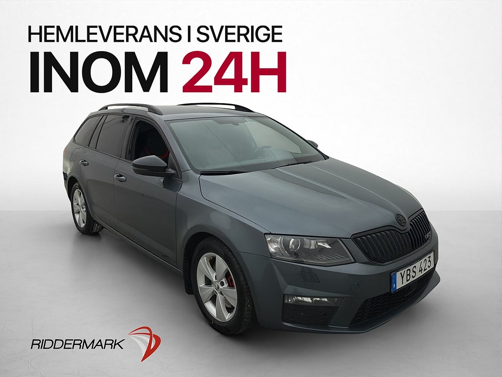 Skoda Octavia RS 2.0 TDI 4x4 Kamera Navi Canton D-Värm Skinn