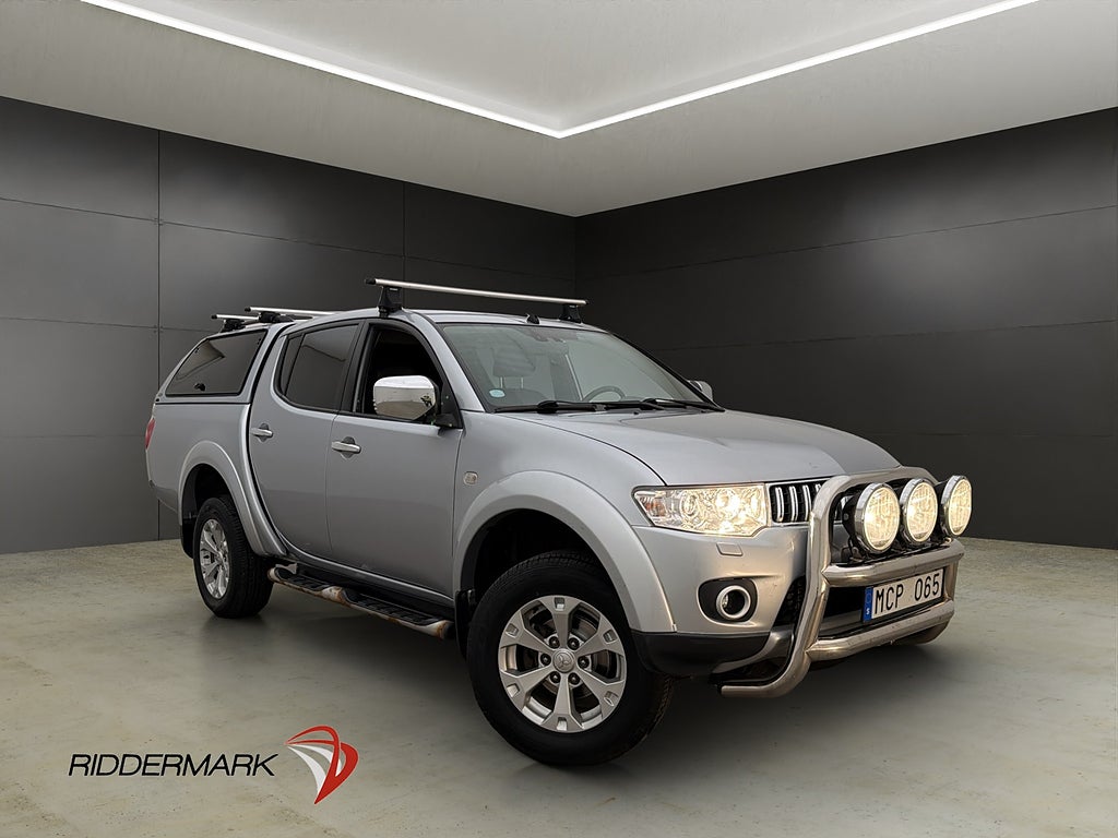 Mitsubishi L200 2.5 4x4 Dragkrok PDC Skinn Kåpa Moms 1-ÄGARE