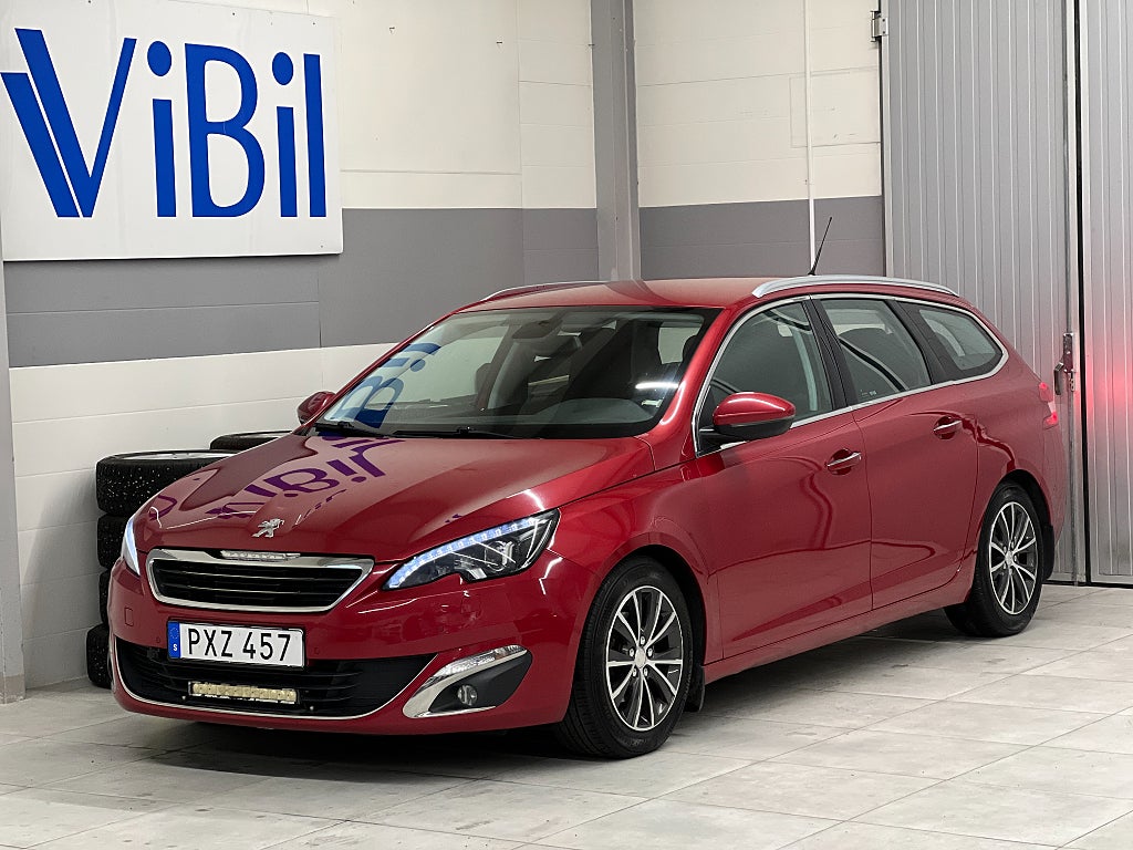 Peugeot 308 SW 1.6 BlueHDi 120 8v EAT Allure KEYLESS/DRAG/VÄRMARE/PDC