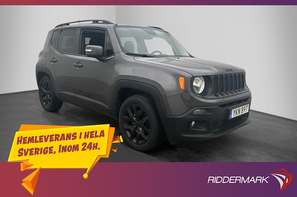 Jeep Renegade 1.6 E-torQ 110hk Night Eagle GPS Sensorer Drag