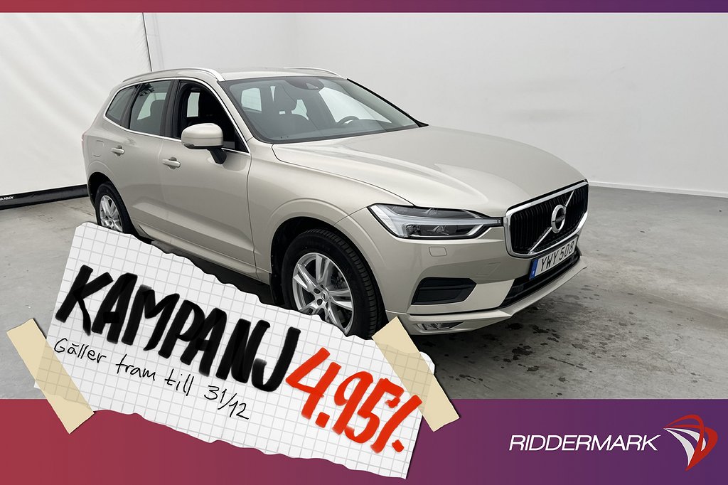 Volvo XC60 T5 AWD 254hk Momentum Halvskinn Ps 4,95% Ränta