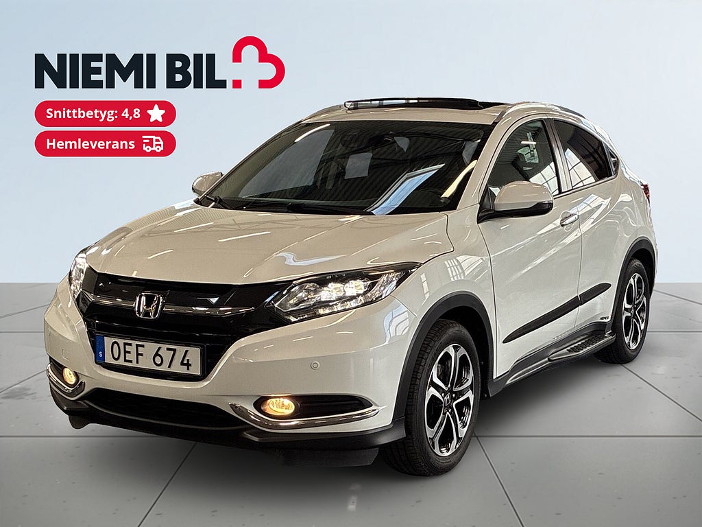 Honda HR-V 1.5 i-VTEC CVT S&V-Hjul/Pano/Backkamera/Navi/Bluetooth