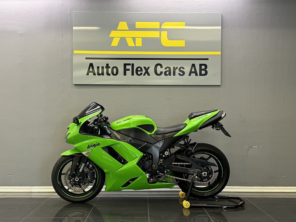 Kawasaki Ninja ZX-6R | Original kåpset | Besiktigad | Quadlock