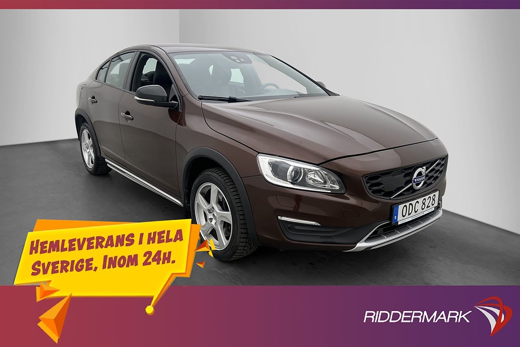 Volvo S60 Cross Country D4 190hk Summum Värm Drag Skinn VOC