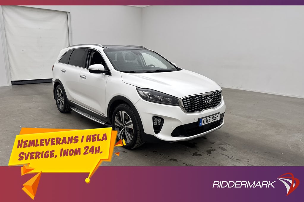 Kia Sorento 2.2 CRDi AWD GT-Line 7-Sits Pano Skinn Kamera