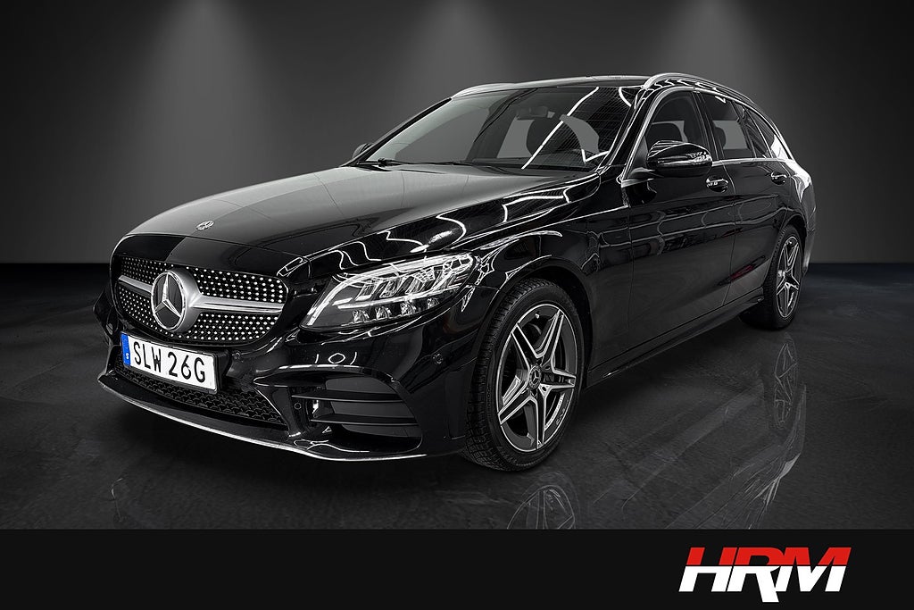 Mercedes-Benz C 200 AMG 160hk Kamera Drag Halvskinn Navi