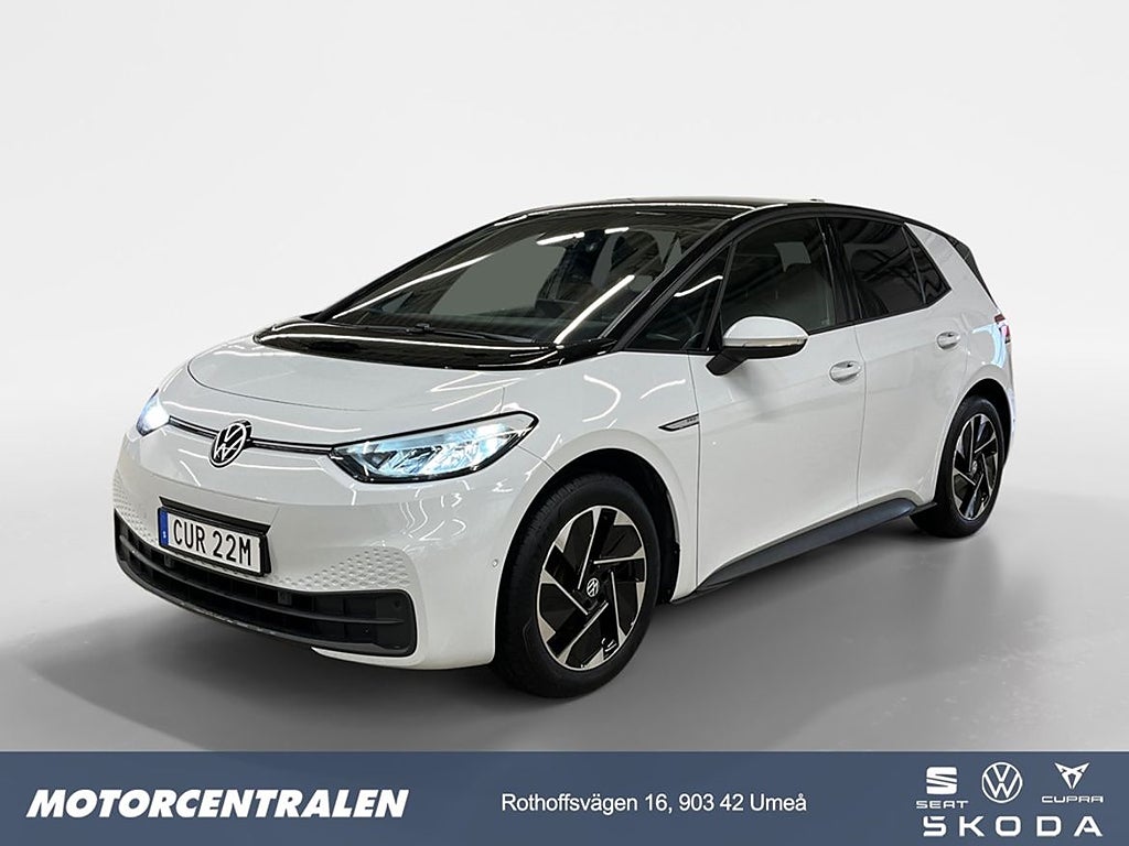 Volkswagen ID.3 Pro Performance, 204HK/Backkamera/ACC/Ink.v.hjul