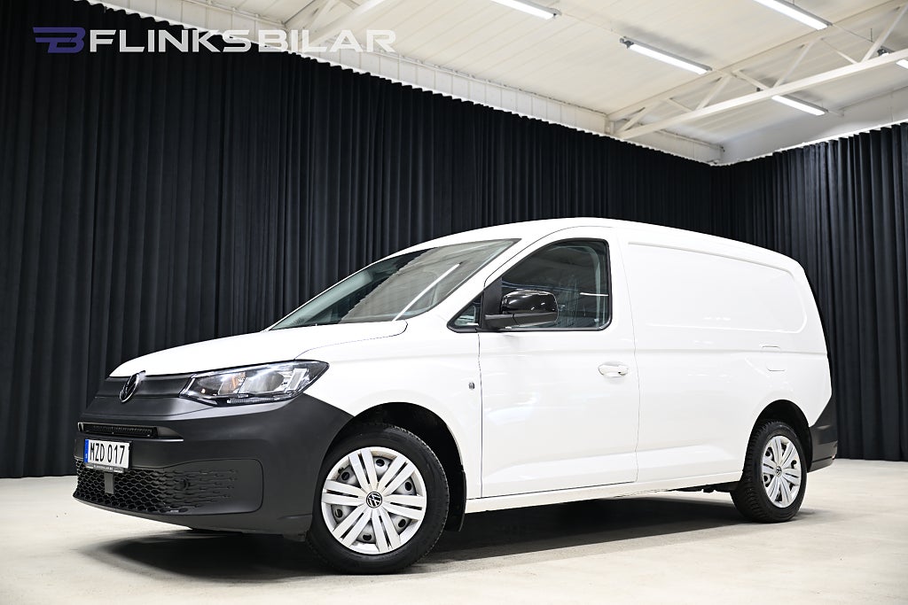Volkswagen Caddy Maxi DSG 122HK Inredd|Drag|Värmare|EnÄgare|M-Värmare|Leasbar