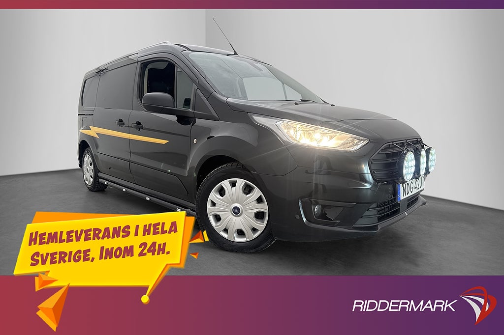 Ford Transit Connect LWB Värmare Drag SYNC-3 B-Kamera Moms