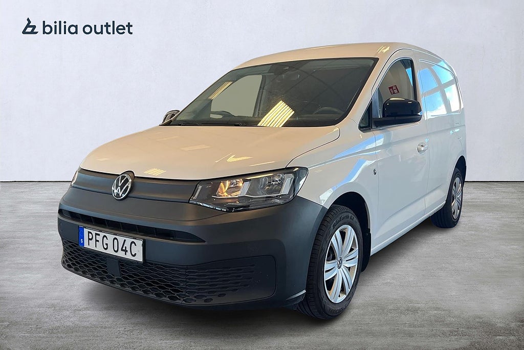 Volkswagen Caddy Cargo 2.0 TDI BMT 75hk Drag Värmare Kamera CarPlay MOMS