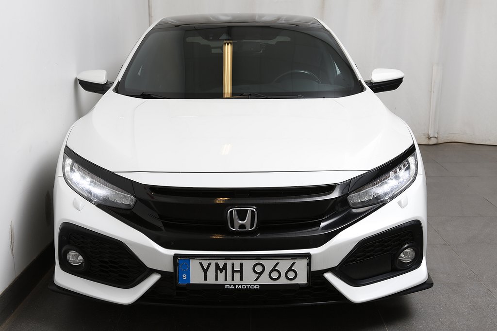 Honda Civic 1,5 i-VTEC Turbo 182hk Sport + Aut Navi Glastak 2018