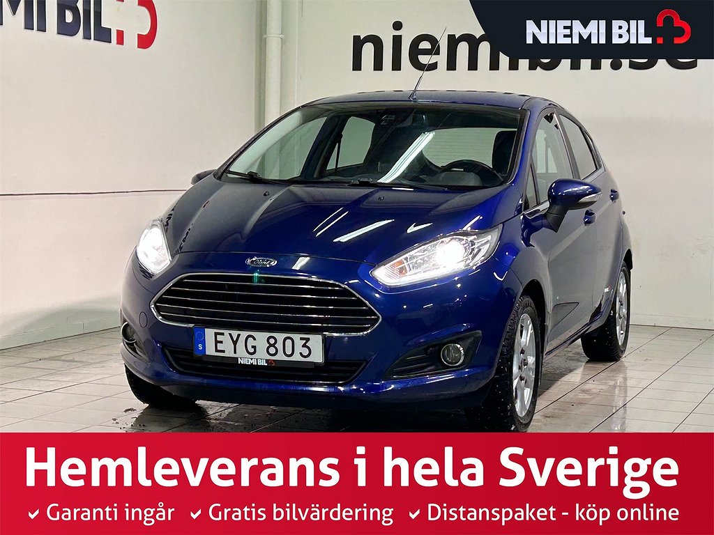 Ford Fiesta 5-dörrar 1.0 EcoBoost Titanium Mvärm S/V-hjul 