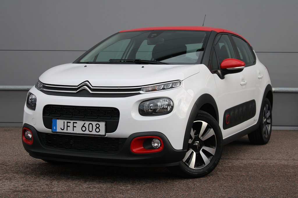 Citroën C3 1.2 110hk PureTech Aut Kamrem bytt Moms