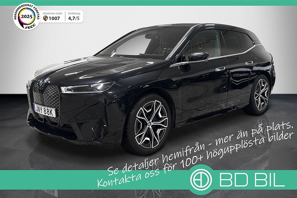 BMW iX xDrive40 PANO BOWERS&WILKINS LASER 360 KAMERA EN BRUKARE MOMS